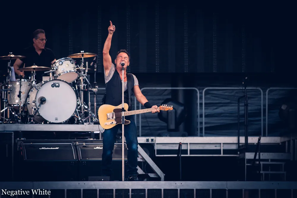 Bruce Springsteen at Stadion Letzigrund, Zurich, in 2012.